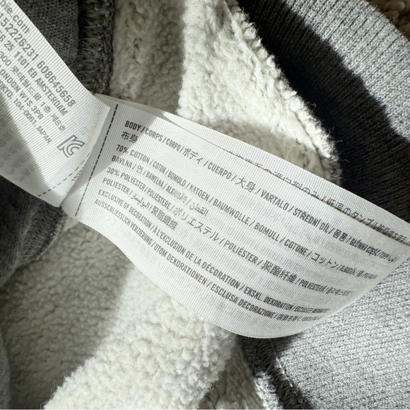 Abercrombie Soft AF Max Essentials 1/2 Zip Sweatshirt Gray Women’s Small - Picture 10 of 11